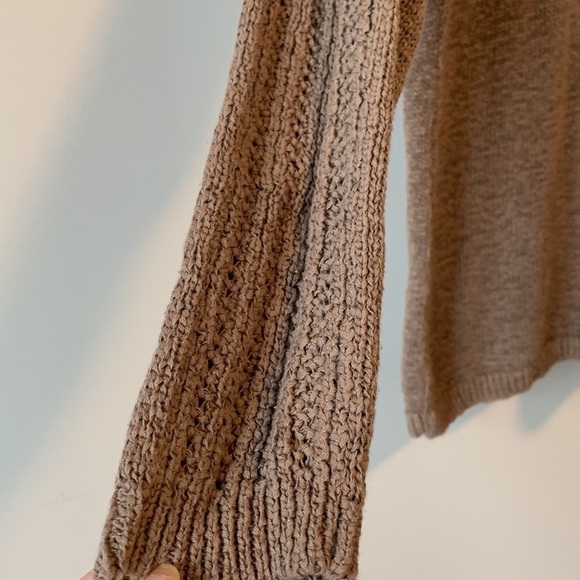 Rachel Zoe Brown Cotton Mix Crew Fall Sweater Size XL - Picture 6 of 16